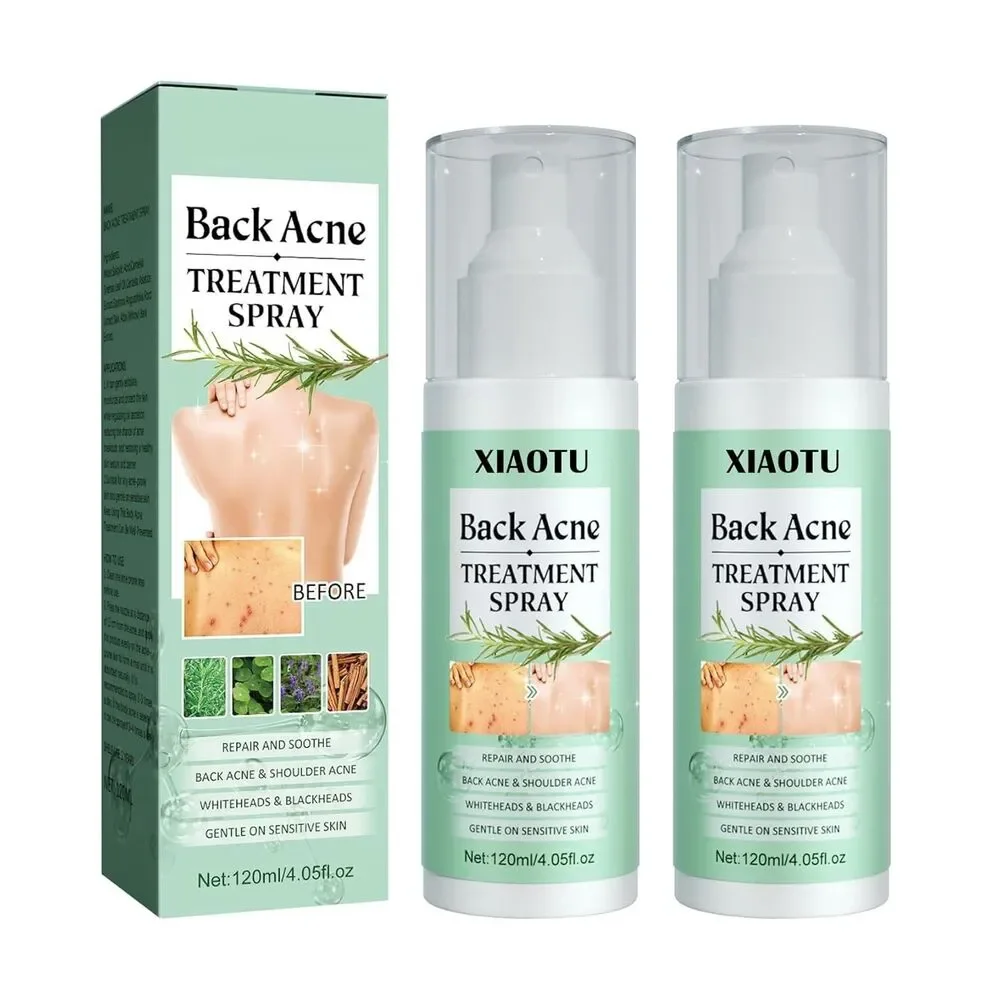 Back Acne Treatment Spray, Tea Tree Oil, 2% Salicylic Acid 2PACK